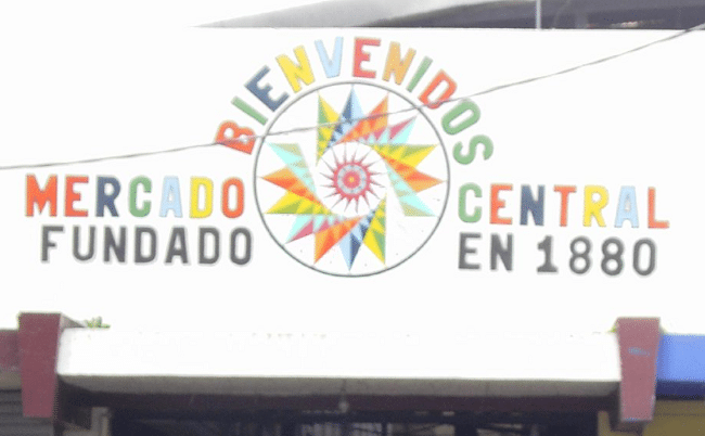 שלט הכניסה לשוק המרכזי של סן חוזה